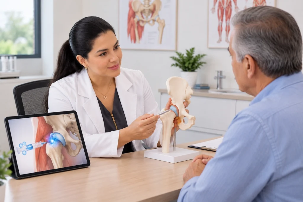 Tratamiento de dolor de cadera con ozonoterapia Queretaro